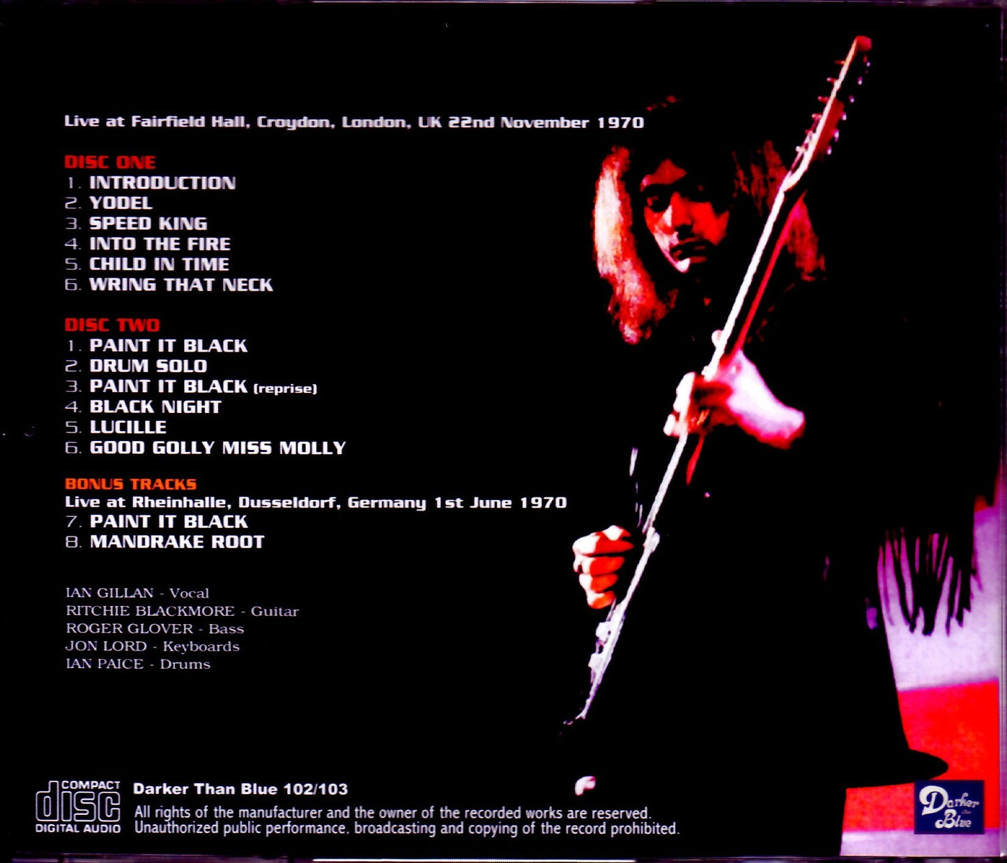 Deep Purple/London, UK 1970