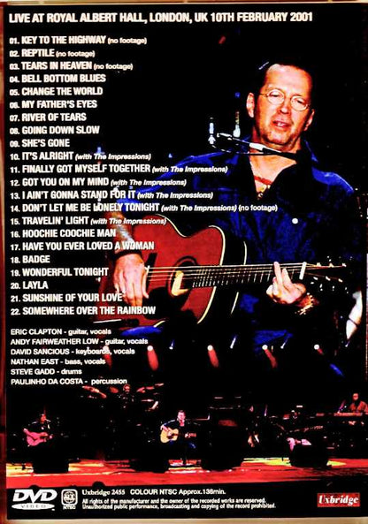 Eric Clapton/London,UK 02.10.2001