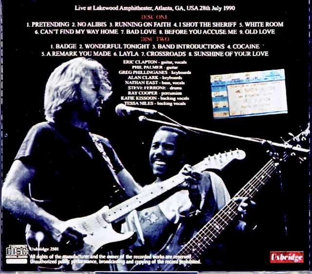 Eric Clapton/GA,USA 07.28.1990 Complete