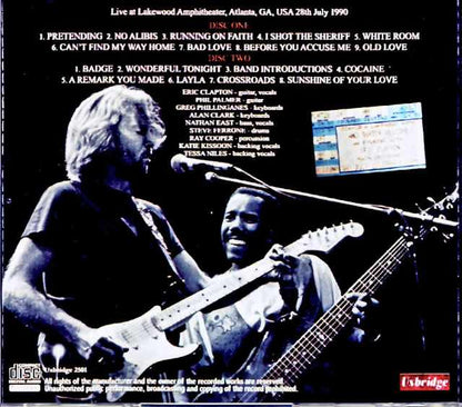 Eric Clapton/GA,USA 07.28.1990 Complete