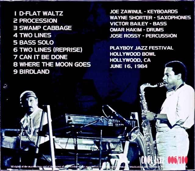 Weather Report Weather Report/CA,USA 1984 Complete