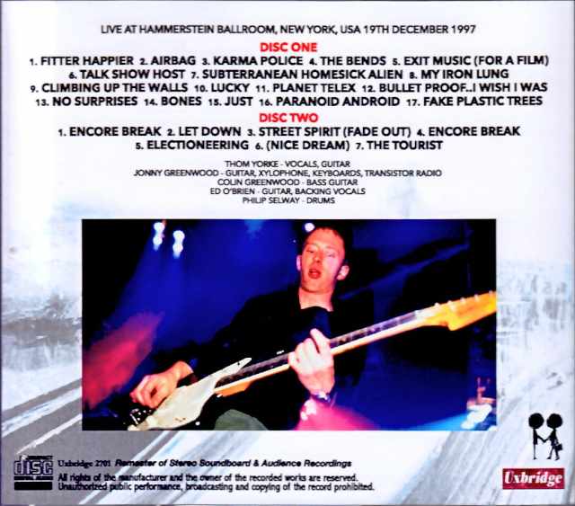 Radiohead/NY,USA 1997 Complete Soundboard Edition