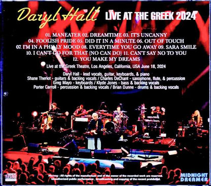 Daryl Hall/CA,USA 2024 Complete