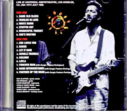 Eric Clapton/CA,USA 07.19.1985 Marco Moir Master Edition