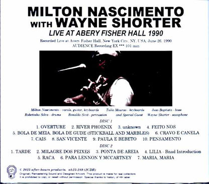 Milton Nascimento Wayne Shorter Milton Nascimento Wayne Shorter/NY,USA 06.26.1990 Complete