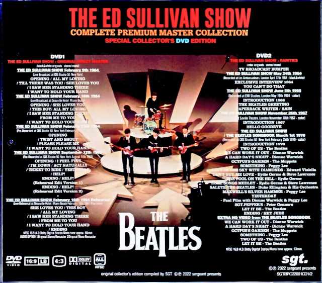 Beatles/ED Sullivan Show Special Collector's DVD Edition