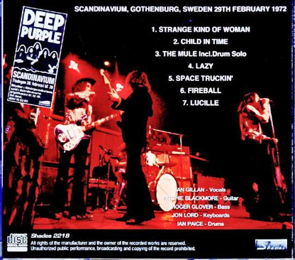 Deep Purple Deep Purple/Sweden 02.29.1972 Upgrade