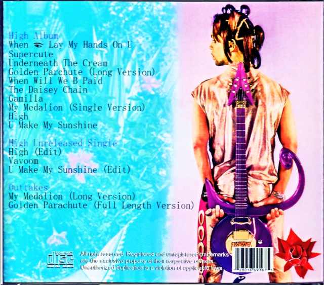 Prince/High Album Unreleased Single Outtakes