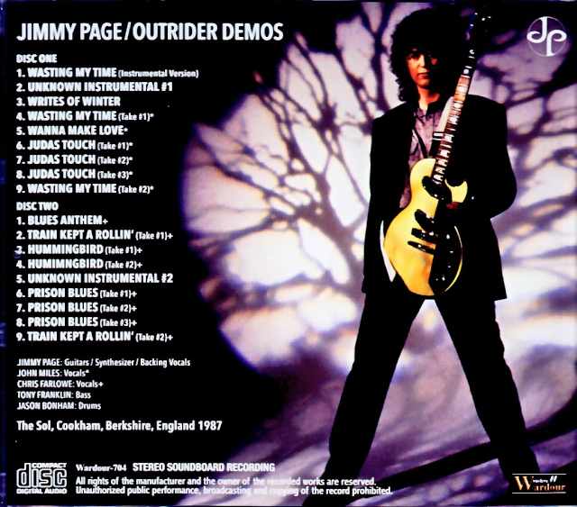 Jimmy Page/Outrider Studio Sessions and Demos