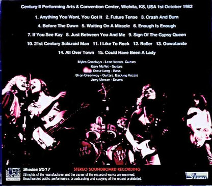 April Wine April Wine/KS,USA 10.01.1982 FM Broadcast Edition