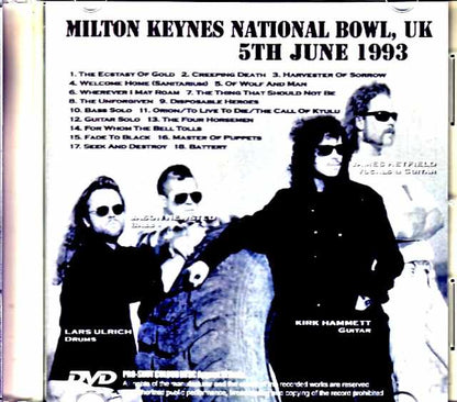 Metallica/England,UK 1997 Multi-Cam Edition Jewel Version
