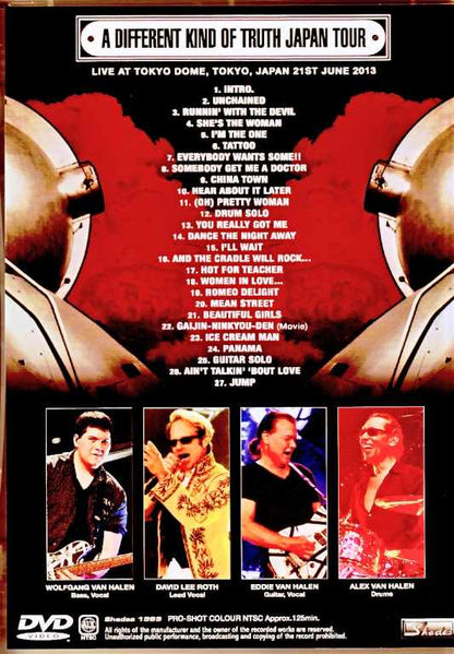 Van Halen/Tokyo,Japan 2013 Pro-Shot Edition