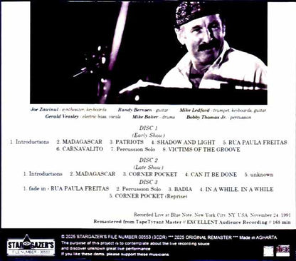 Zawinul Syndicate/NY,USA 1991 2 Shows