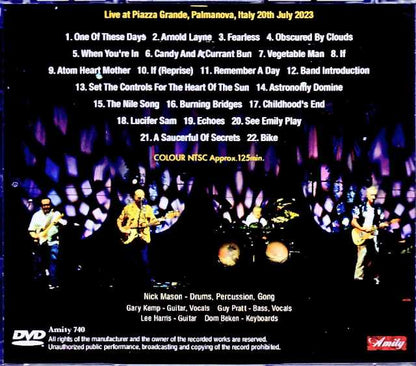 Nick Mason's Saugerful of Secrets Nick Mason/Italy 2023 Complete