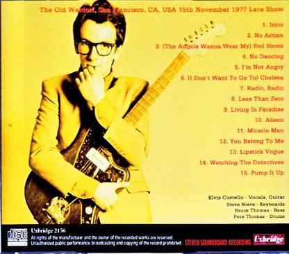 Elvis Costello & the Attractions Elvis Costello/CA,USA 1977 Late Show Soundboard Edition