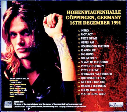 Skid Row/Germany 12.16.1991 Complete