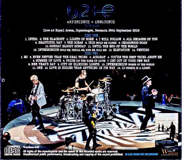 U2 U2/Denmark 9.29.2018 Complete IEM Source Edition