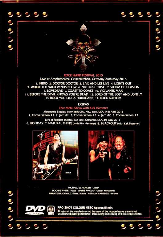 Michael Schenker Michael Schenker/Germany 2015 Multi-Cam Edition & more