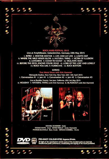 Michael Schenker Michael Schenker/Germany 2015 Multi-Cam Edition & more