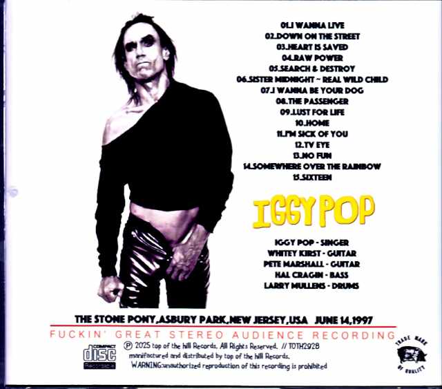 Iggy Pop/NJ,USA 06.14.1997