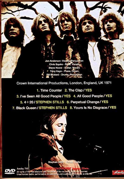 Yes Stephen Stills/London,UK 1971 Broadcast Edition