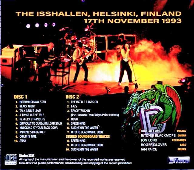 Deep Purple Deep Purple/Finland 11.17.1993