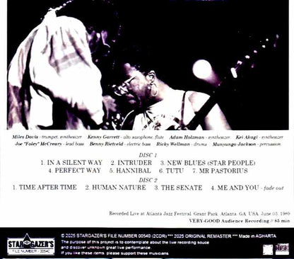 Miles Davis Kenny Garrett Miles Davis Kenny Garrett/GA,USA 06.03.1989 Remastered