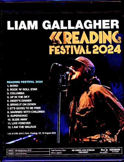 Liam Gallagher/England,UK 2024 Blu-Ray Version