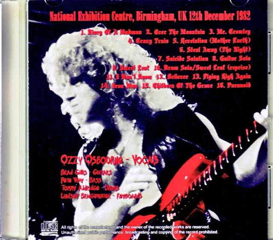 Ozzy Osbourne/England,UK 12.12.1982