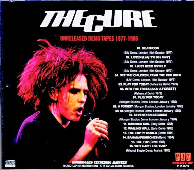 Cure Cure/Unreleased Demo Tapes 1977-1986