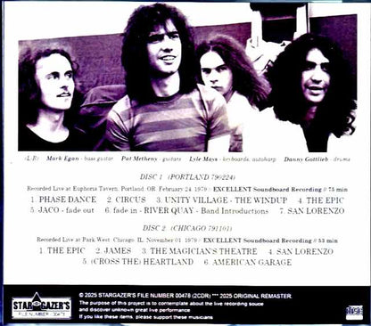 Pat Metheny Group Lyle Mays Pat Metheny Lyle Mays/OR,USA 1979 & more
