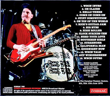 Cheap Trick / MA,USA 06.10.1978 Complete FM Broadcast Reel Master Edition