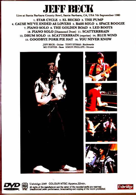 Jeff Beck/CA,USA 09.07.1980