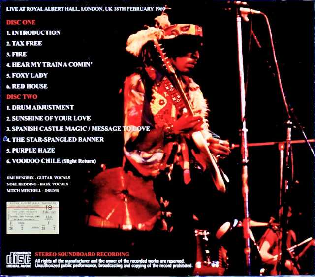 Jimi Hendrix/London,UK 2.18.1969 Soundboard Edition