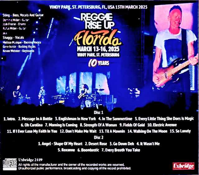 Sting Shaggy / FL,USA 2025 Complete