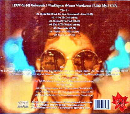 Prince/MN,USA 1987 Rehearsals Soundboard Edition