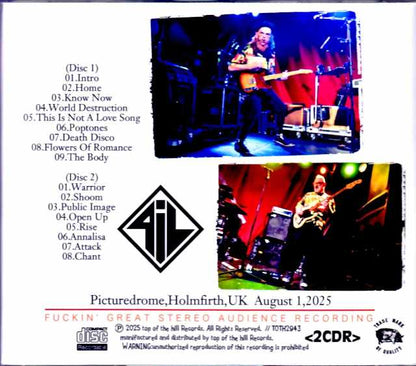 Public Image Limited / England, UK 08.01.2025 Complete