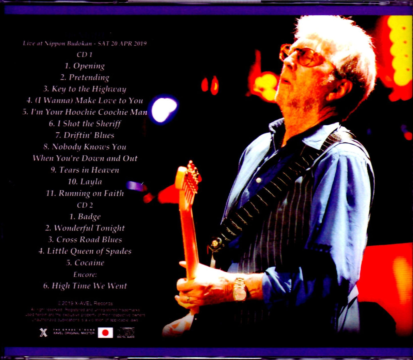 Eric Clapton/Tokyo,Japan 4.20.2019 MK4 Master Ver.