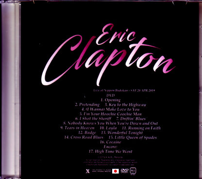 Eric Clapton/Tokyo,Japan 4.20.2019 MK4 Master Ver.