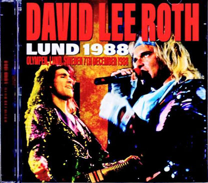 David Lee Roth Steve Vai David Lee Roth Steve Vai/Sweden 12.07.1988 Complete