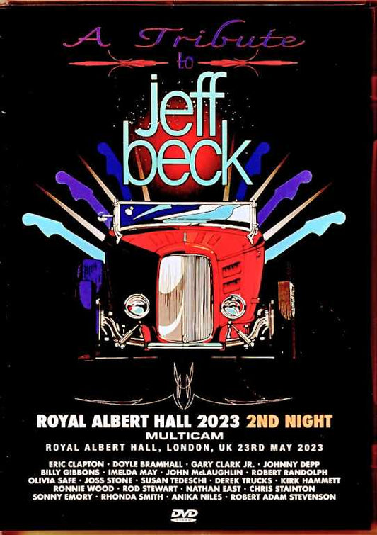 Various Artists Eric Clapton,John Mclaughlin,Rod Stewart,Ronnie Wood,Derek Trucks,Joss Stone/Tribute to Jeff Beck London,UK 2023 Complete