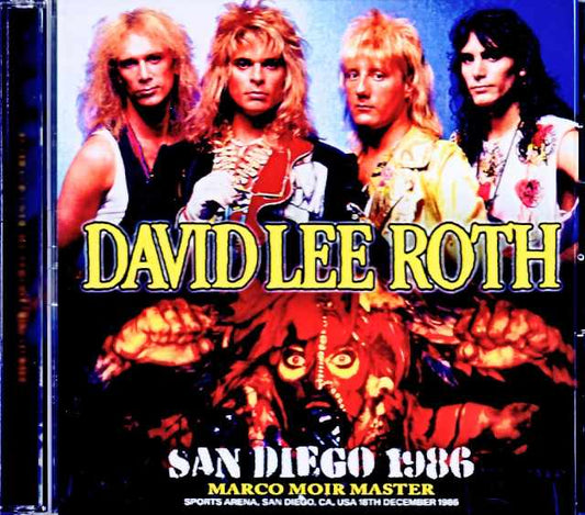David Lee Roth David Lee Roth/CA,USA 12.18.1986 Marco Moir Master Edition