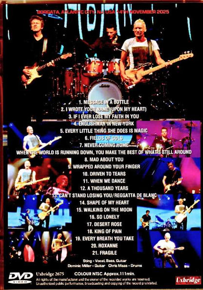 Sting/NJ,USA 11.14.2025 Complete