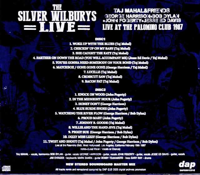 Various Artists George Harrison, Bob Dylan, John Fogerty, Taj Mahal George Harrison Bob Dylan/CA,USA 02.19.1987 Complete Soundboard Edition