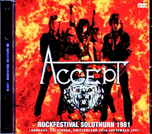 Accept/Switzerland 09.26.1981 Pro-Shot Edition