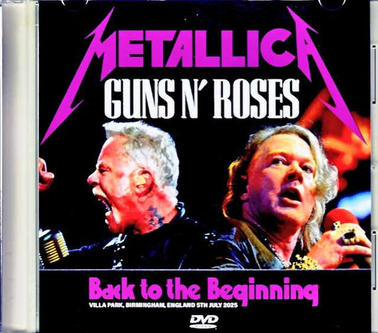 Metallica Guns N' Roses / England, UK 2025 Complete Multi-Cam Edition Jewel Version