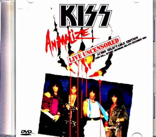 Kiss/MI,USA 1984 PRO-SHOT Audio Selectable Edition Jewel Version