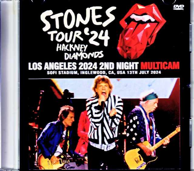 Rolling Stones/CA,USA 7.13.2024 Complete Multi-Cam Edition Jewel Version