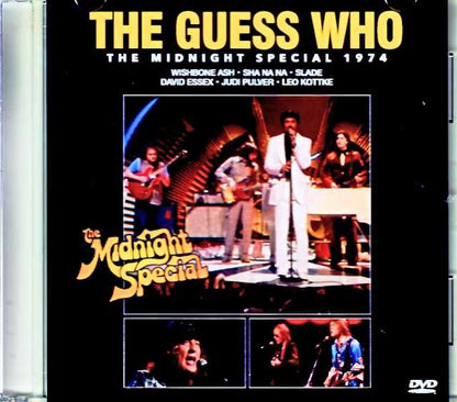 Guess Who Wishbone Ash,Sha Na Na,Slade, Guess Who/Midnight Special 1974 Jewel Version