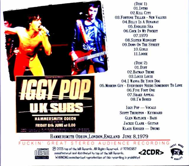 Iggy Pop/London,UK 06.08.1979